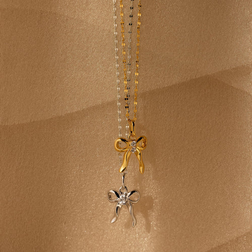 Knot of Love Diamond Bow