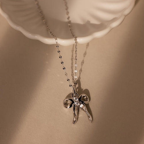 Knot of Love Diamond Bow