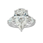 Rio Ring 18K White Gold, E, VS1 | IGI Certified, 10 ct Center