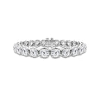 20 ctw Round Lab Grown Diamond Four Prong Tennis Bracelet -6.5 Inches Platinum, DE, VS1
