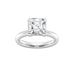 3.00 ctw Asscher Lab-Grown Diamond Solitaire Engagement Ring in Platinum for Women | Colorless D, VVS1 Clarity, IGI Certified