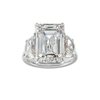 Sedona Ring 18K White Gold, E, VS1 | IGI Certified, 10 ct Center