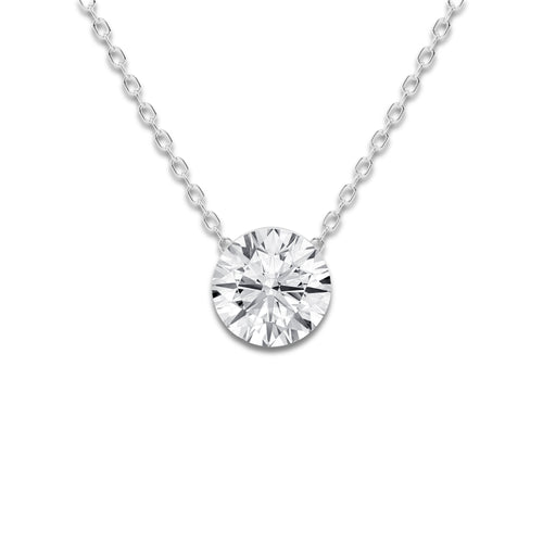 Boundless Star Pendant 14K White Gold, E, VS1 | 1 1/2 ct Center
