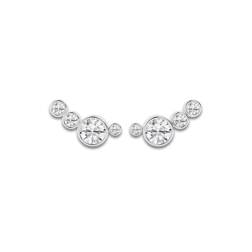 2 ctw Round Lab Grown Diamond Earrings 14K White Gold, DE, VS1