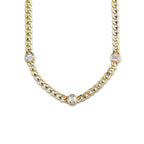 6 ctw Emerald Lab Grown Diamond Necklace 14K Yellow Gold, E, VS1
