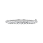 Boundless Orbit Bangle 14K White Gold, DE, VS1