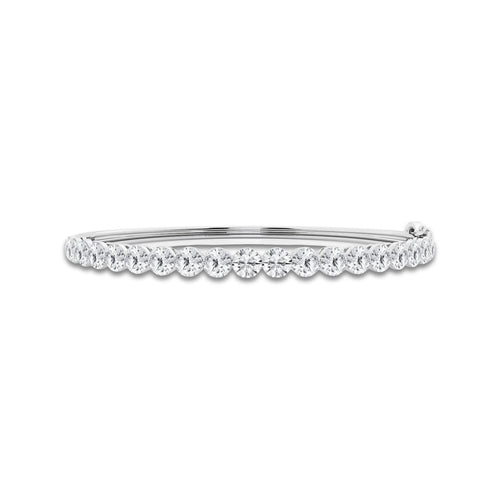 Boundless Orbit Bangle 14K White Gold, DE, VS1