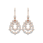2 1/2 ctw Marquise Lab Grown Diamond Drop Earrings 14K Rose Gold, DE, VS1