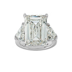 Andorra Ring 18K White Gold, E, VS1 | IGI Certified, 15 ct Center