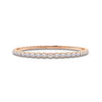 3 1/2 ctw Oval Lab Grown Diamond Flex Bangle Bracelet - 7 Inches 14K Rose Gold, DE, VS1