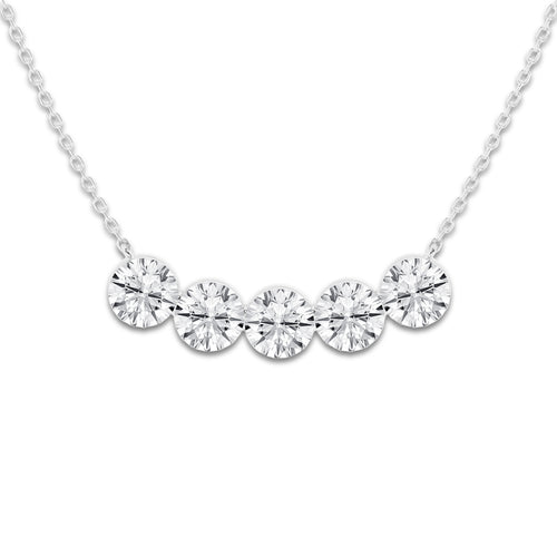 Boundless Arc 14K White Gold, DE, VS1