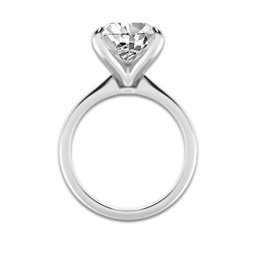4.00 ctw Pear Lab-Grown Diamond Solitaire Engagement Ring in 14K White Gold for Women | Colorless D, VVS1 Clarity, IGI Certified