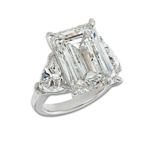 Andorra Ring 18K White Gold, E, VS1 | IGI Certified, 15 ct Center