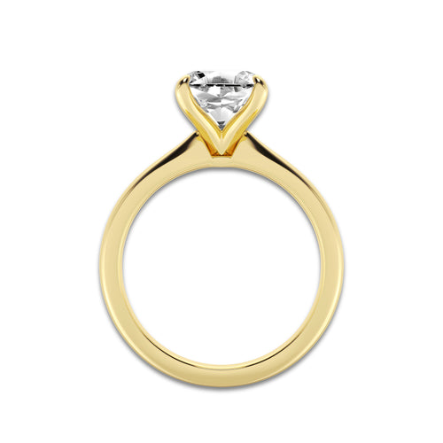 2.50 ctw Asscher Lab-Grown Diamond Solitaire Engagement Ring in 14K Yellow Gold for Women | Colorless D, VVS1 Clarity, IGI Certified