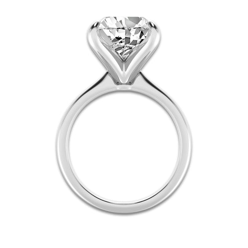 5.00 ctw Pear Lab-Grown Diamond Solitaire Engagement Ring in Platinum for Women | Colorless D, VVS1 Clarity, IGI Certified