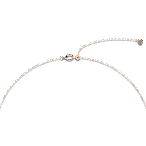 5 ctw Round Lab Grown Diamond Adjustable Choker Tennis Necklace 14K Rose Gold, DE, VS1