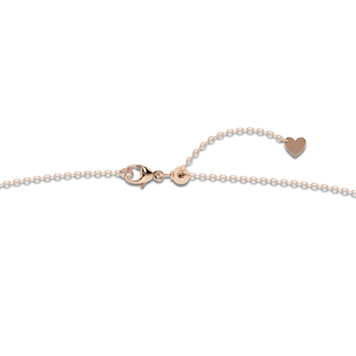 1 ctw Multi-Shape Lab Grown Diamond Bezel Five Stone Pendant 14K Rose Gold, DE, VS1 | 2/9 ct Center