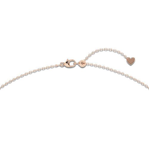 1 1/4 ctw Curve River Necklace 14K Rose Gold, E, VS1