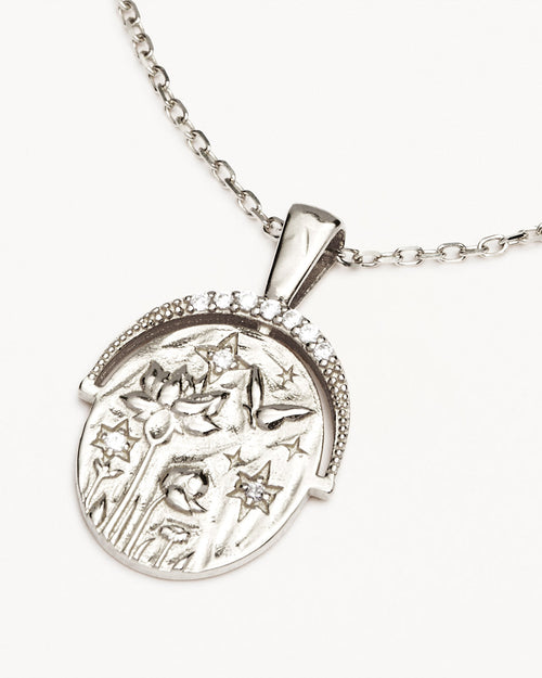 White Gold Vermeil Everything You Are Is Enough Small Necklace