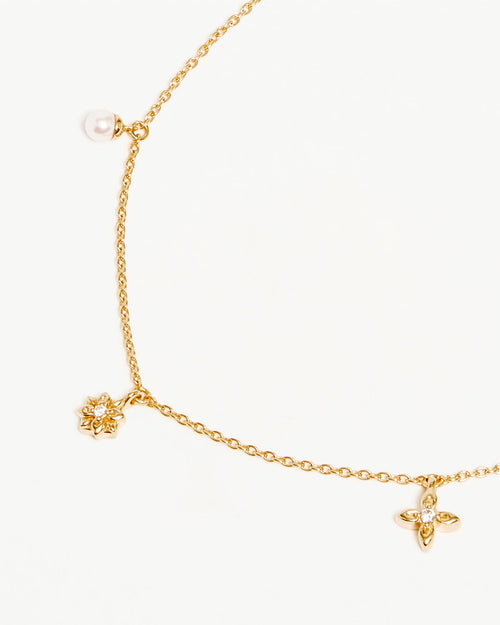 Yellow Gold Vermeil Live in Peace Choker