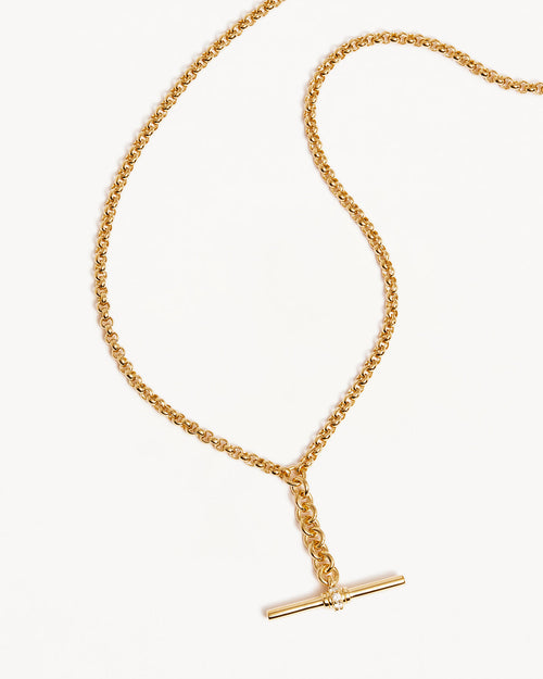 Yellow Gold Vermeil Muse Fob Chain Necklace