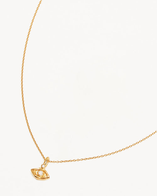 Yellow Gold Vermeil I am Protected Necklace