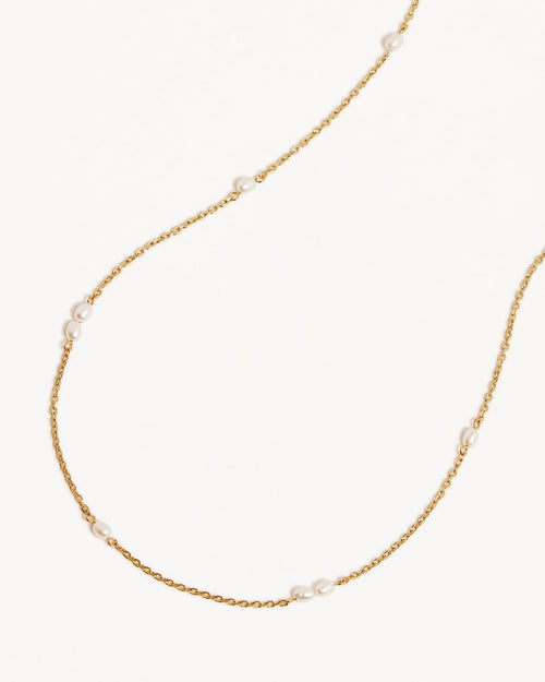 Yellow Gold Vermeil Serene Dreams Pearl Choker