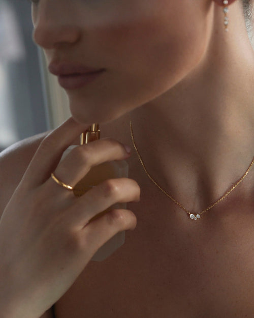 Yellow Gold Vermeil Whispers of Love Necklace