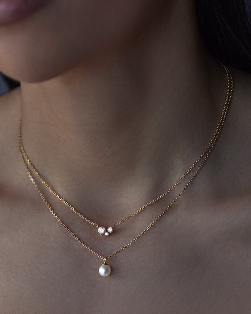Yellow Gold Vermeil Whispers of Love Necklace
