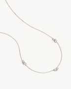 White Gold Vermeil Whispers of Love Choker