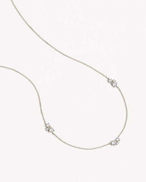 White Gold Vermeil Whispers of Love Choker