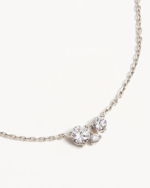 White Gold Vermeil Whispers of Love Choker