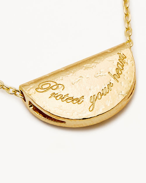 Yellow Gold Vermeil Lotus Birthstone Necklace - August - Peridot
