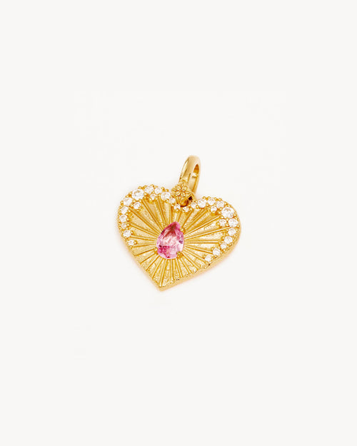 Yellow Gold Vermeil Connect With Your Heart Annex Link Pendant