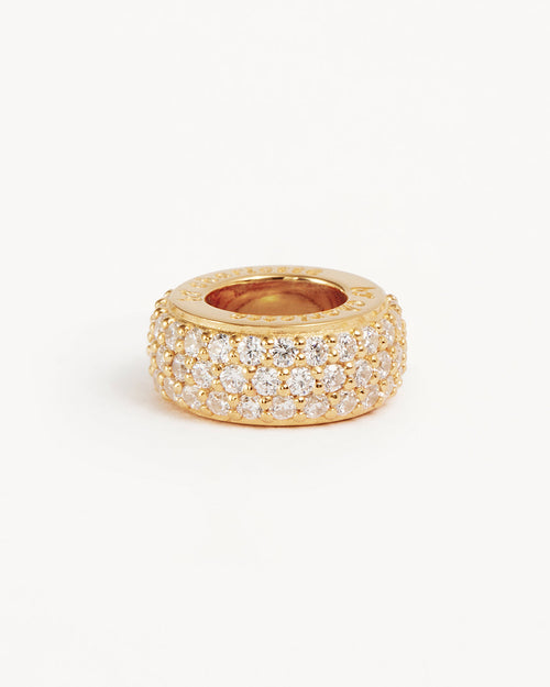 Yellow Gold Vermeil Live in Light Petal Charm