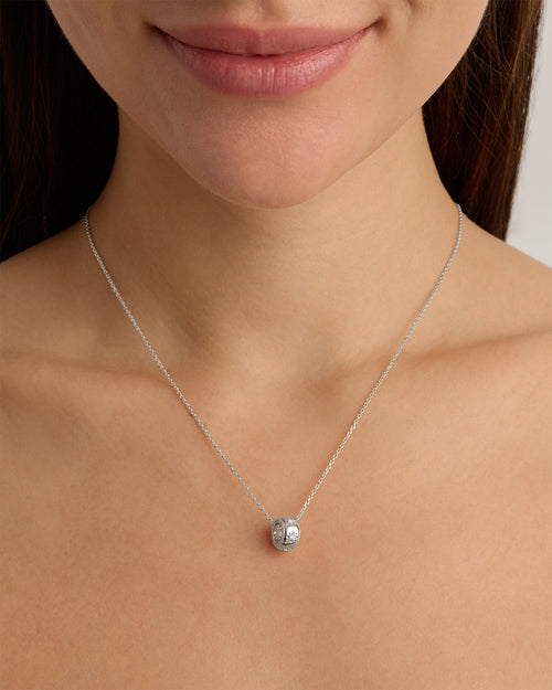 White Gold Vermeil New Beginnings Lotus Petal Charm