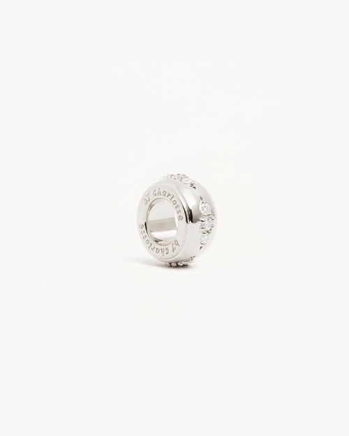 White Gold Vermeil In Bloom Petal Charm
