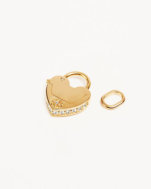 Yellow Gold Vermeil Love Unlocked Padlock Pendant
