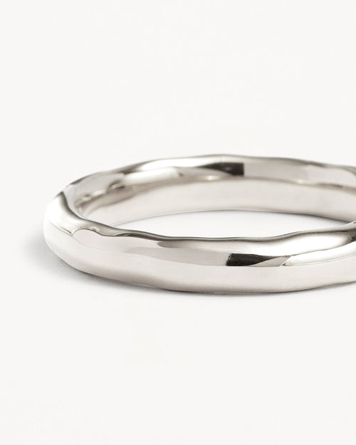 White Gold Vermeil Lover Medium Ring