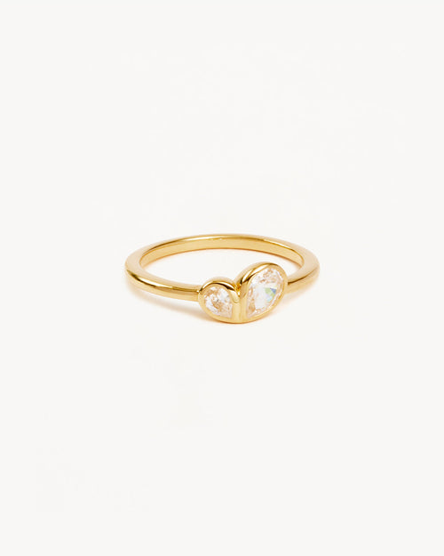 Yellow Gold Vermeil Adored Ring