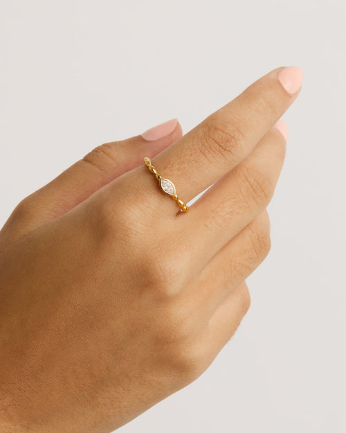 Yellow Gold Vermeil Lucky Eye Ring