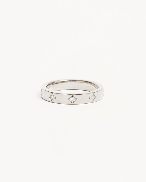 White Gold Vermeil Infinite Light Ring