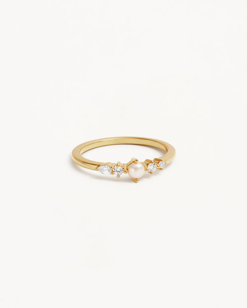 Yellow Gold Vermeil Sea Foam Ring