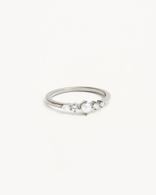 White Gold Vermeil Sea Foam Ring