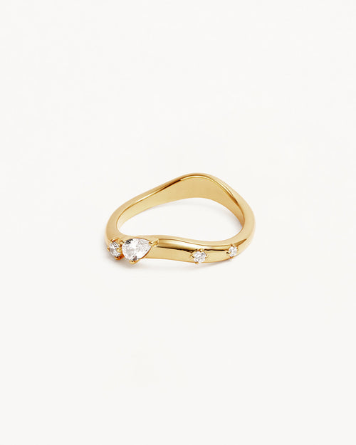 Yellow Gold Vermeil Chasing Tides Ring