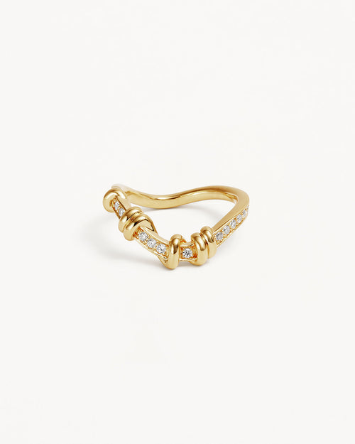 Yellow Gold Vermeil Embrace Stillness Ring