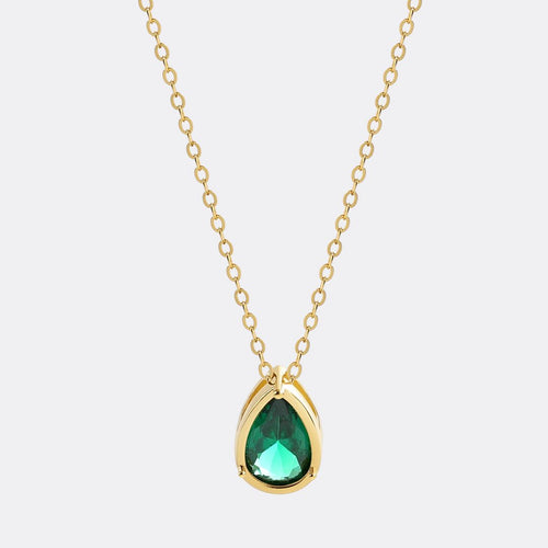 Diamond Teardrop Necklace